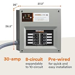 Generac 6853 HomeLink Upgradeable 30 Amp Transfer