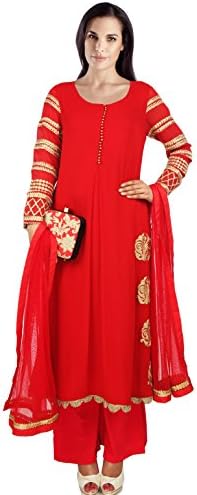 Mishka Women's Designer Readymade Suit Made Of Georgette Fabric