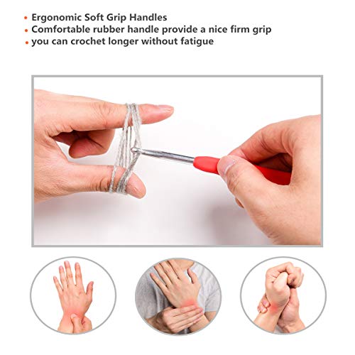 3 Crochet+Ergonomic+Handles+Knitting+Arthritic