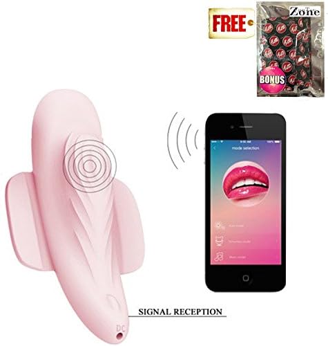 FTZ(Handheld Sized) Arbitrarily-Sliding-Finger-Free-Style-12 Frequency Vibrating-Free-Panties,Bluetooth-App-Self Mode Control Massager
