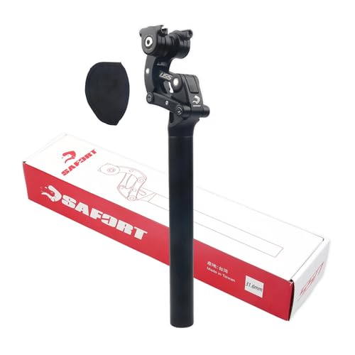 Photo 1 of CooMeng SAFORT USS SP18 Suspension Seatpost 4-Links Structure with Hard/Soft Micro Adjustment Function 27.2/28.6/30.0/30.4/30.9/31.6/33.9mm for Road, Gravel, MTB & Electric Bikes-31.6MM