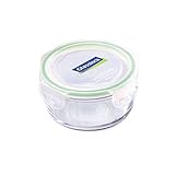 Kinetic Glasslock Series 14-Ounce Round Glass Food Storage Container With Locking Lid 01316