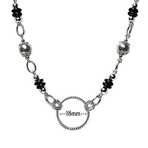 Eyeglass Necklace Glasses Chain Black and Gray Readers Holder Eye Glass Twilight Sparkle by Speclace