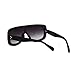 MINCL/Large Oversized Square Shine Style Diamond Women Sunglasses (light black-black, light black-black)