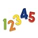 Quercetti Magnetic Numbers - 48 Piece Set (Made in Italy) Colorful