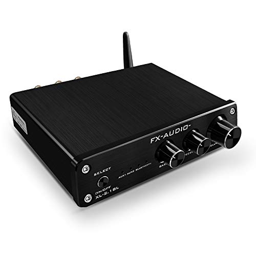 FX AUDIO 2.1 Channel Bluetooth Amplifier with Subwoofer Output for Home