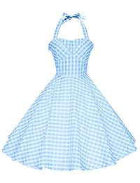 Maggie Tang 50s clásico desmontable cuello halter Swing Rockabilly vestidos de novia