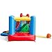 XtremepowerUS Premium Kids Inflatable Bounce House Play Center (6 in 1 Play Center) Bouncing House Jump & Slide Mesh Wall w/ Blower