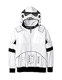Star Wars Boys Storm Trooper Character Hoodie Zip Sweatshirt (XS (4/5))