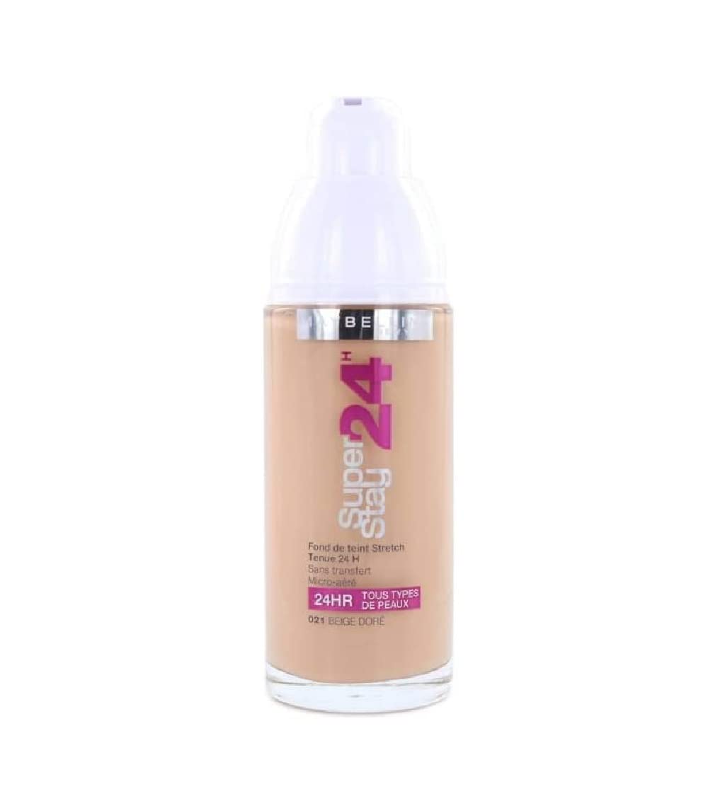 Maybelline Newyork Superstay 24 Hour Foundation 30ml - 21 Golden Beige