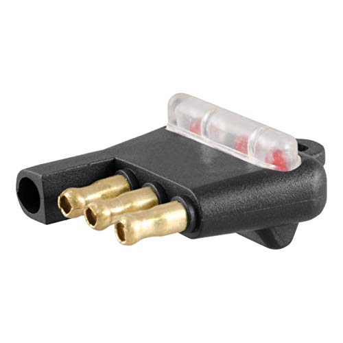 CURT 58261 Way Flat 4-Pin Trailer Wiring Towing Vehicle Socket Tester