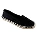 Wild Diva Tika-01 Women Espadrille Slip-On Boat Flat Shoes Causal Loafer Classic Canvas SNJ SHOES