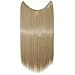 nches Curly Stras in Hair Extensions SeT1008-Bcret Fish Line Hairpieces (as