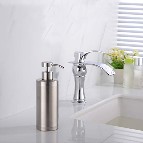GICASA Premium Stainless Steel Countertop Soap Dispenser, Liquid Hand Soap Dispenser for Kitchen and Bathroom