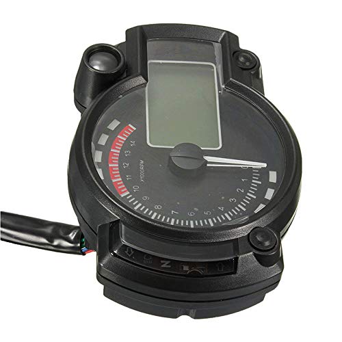 image for techtongda Adjustable Speed Electronic Digital Odometer LCD Tachometer