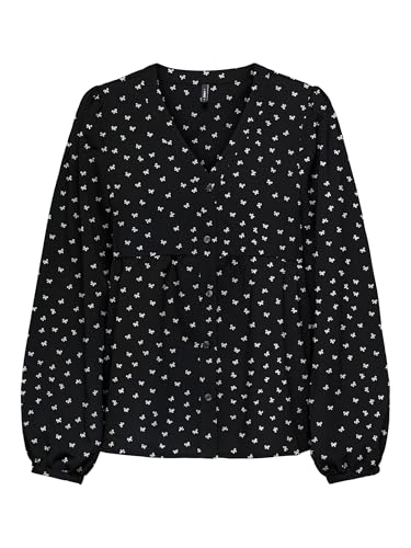 ONLY Onlnova Life Elite L/S Ebba Top, Nero, XS Donna