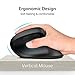 VicTsing Ergonomic Mouse, 2.4G Optical Wireless Vertical Mouse with Adjustable DPI 1000/1600/2000/2400, 6 Buttons for PC, Desktop, Laptop(Black)