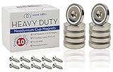 Heavy Duty Neodymium Cup Magnets - 10 Pack | 1.26