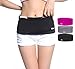 Eazymate Fashion Running Belt - Travel Money Belt with 2 Zipper Pockets Fit All Smartphones and Passport - Black-S
