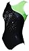 Look-It Activewear Sparkle Falling Stars Leotard for Gymnastics and Dance girls and women