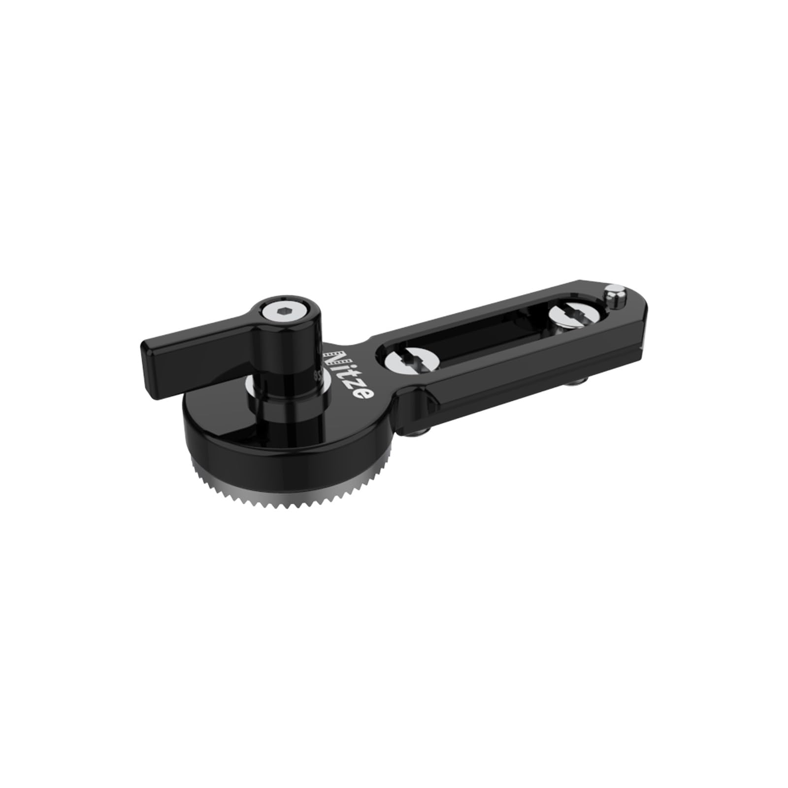 Nitze NATO Rail with ARRI Rosette, Quick Release Safety Rail Aluminum Alloy with Anti-Off Pin, Compatible with NATO Monitor Mount, EVF (3"/76 MM) - N49-NR3