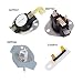 3387134 High-Limit Thermost 3977767 Dryer Thermostat 3977393 Thermal Fuse 3392519 Dryer Thermal Fuse for Whirlpool Kenmore Maytag KitchenAid Dryer Replaces Parts 3399693 WP3977767VP WP3977393