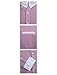 TAM WARE Mens Classic Vertical Striped Fake Pocket Longsleeve Shirt TWCMS01-RED-US S