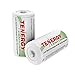 Tenergy Centura NiMH Rechargeable C Batteries, 4000mAh C Battery, Low Self Discharge C Cell Battery, Pre-Charged C Size Battery, 2 Pcs