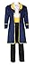 Baycon Mens Prince Charming Costume Uniform for Adult Pants+Coat+ Shirt+ Belt X-Large