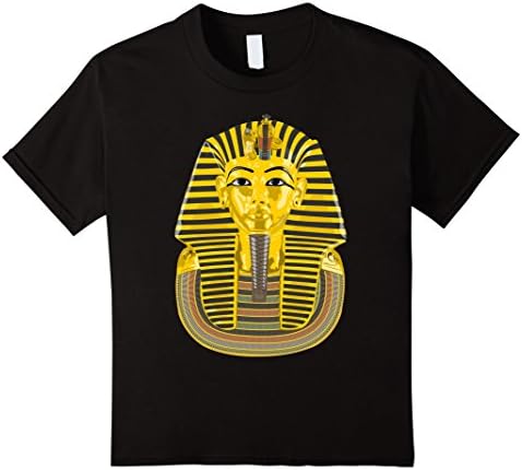 Kids King Tut Pharaoh Shirt Tutankhamun Egypt History T-Shirt 8 Black