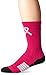 Under Armour Men's Unrivaled Power in Pink Crew Single Pair Socks, Tropic Pink/White, Medium