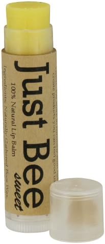 Just Bee Cosmetics - 100% Natural Lip Balm Sweet Honey - 0.15 oz.