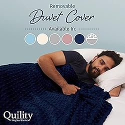 Quility Weighted Blanket for Adults - 15 LB Twin