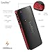 Power Bank Leadtry® 10000mah External Battery with Triple USB Port Portable Charger Backup Pack Build in Flash Light for Iphone 6s 6 Plus, Ipad and Samsung Smart Phone, Tablet Pcs (Black*red)