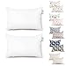 COSMOPLUS Toddler Pillow-2 Pack Toddler Pillows,13x18 Inches with Cotton Shell,Soft, Supportive, Washable Design for Boys & Girls Kids