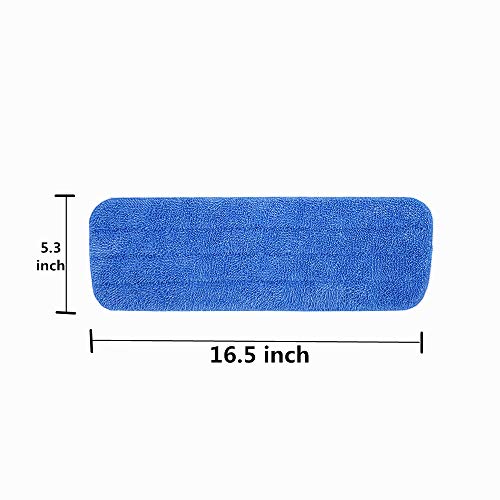 Microfiber Spray Mop Replacement Heads for Wet/Dry Mops Floor Cleaning Pads Compatible with Bona