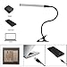 LED Desk Lamp, Dimmable Clip on Table Lamp Flexible Gooseneck LED Eye-caring Desk Light for Reading, Studying, Working, Bedroom, Office