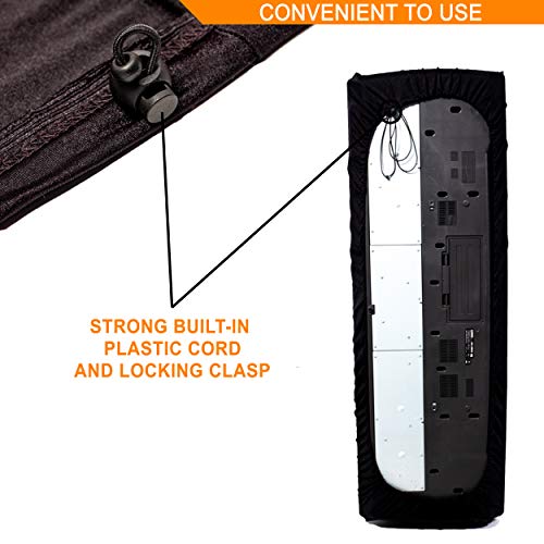 image for Virtuoz Boss Piano Keyboard Dust Cover for 76-88 Keys – Include 2x E
