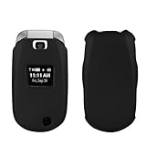 Spots8® LG Revere/2 VN150 Slim Light Hybrid Snap On Non-Slip Matte Hard Case Hard Case Rubberized Rubber Coating Protective Case - Black