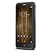 J&D Alcatel Fierce 4 Case, ArmorBox Dual Layer Hybrid Shock Proof Protective Rugged Case for Alcatel Fierce 4, Black