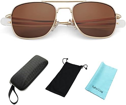 Retro Polarized Aviator Sunglasses for Men and Women