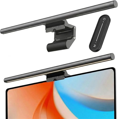 Yeelight Monitor Lamp LED with Remote Control & Touch Control, 40 cm Monitor Light Bar with Anti-Blue Light, Monitor Light Screen Lamp USB with Auto Dimming, PC Monitor Lamp Office Lamp