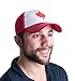 Canada Maple Leaf Hat | Canadian Pride Embroidered Adult Twill Baseball Cap