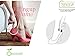 Helloheel Fitter Grips Heel Liners for Oversized Shoes | Made with Luxe Natural Rubber (1 Pair) Grey