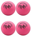 JA-RU Hi-Bounce Pinky Ball (4 Pack) Rubber-Handball