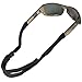 Koala Lifestyle Chums No Tail Cotton Eyewear Retainer Sunglass Strap | Adjustable Eyeglass & Sports Glasses Holder Keeper Lanyard | 2pk Bundle + Cloth, Black