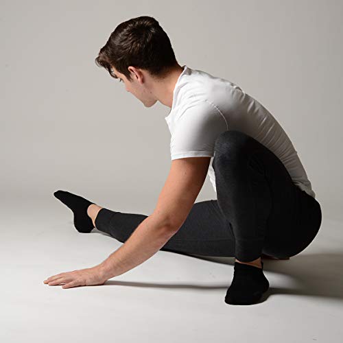 Great Soles Tabbed Grip Socks for Men - Non Slip Yoga Socks for Pilates, Barre, Ballet and Everyday Wear
