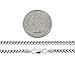 Sterling Silver 2.60mm Franco Chain Necklace, 22