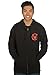 JINX World of Warcraft Horde Shield Men's Gamer Zip-Up Hoodie, Black, Large