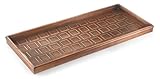 Good Directions Squares Multi-Purpose Boot Tray / Shoe Tray - Copper Finish (34 inch) - Plants, Pet Bowl, Garage, Entryway, Entrance, Foyer